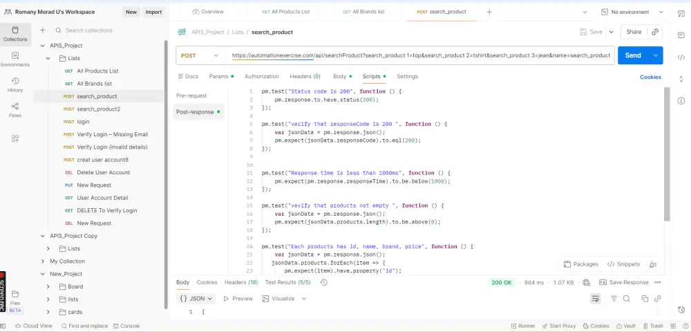 (اختبار واجهات REST API باحترافية باستخدام Postman)