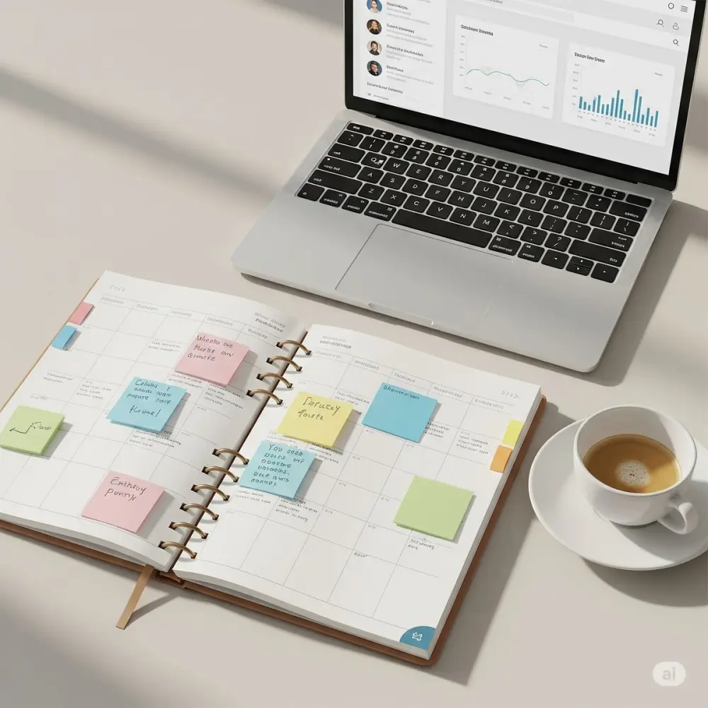 وضع خطة محتوى (Content Calendar) لمنصة واحدة لمدة شهر.