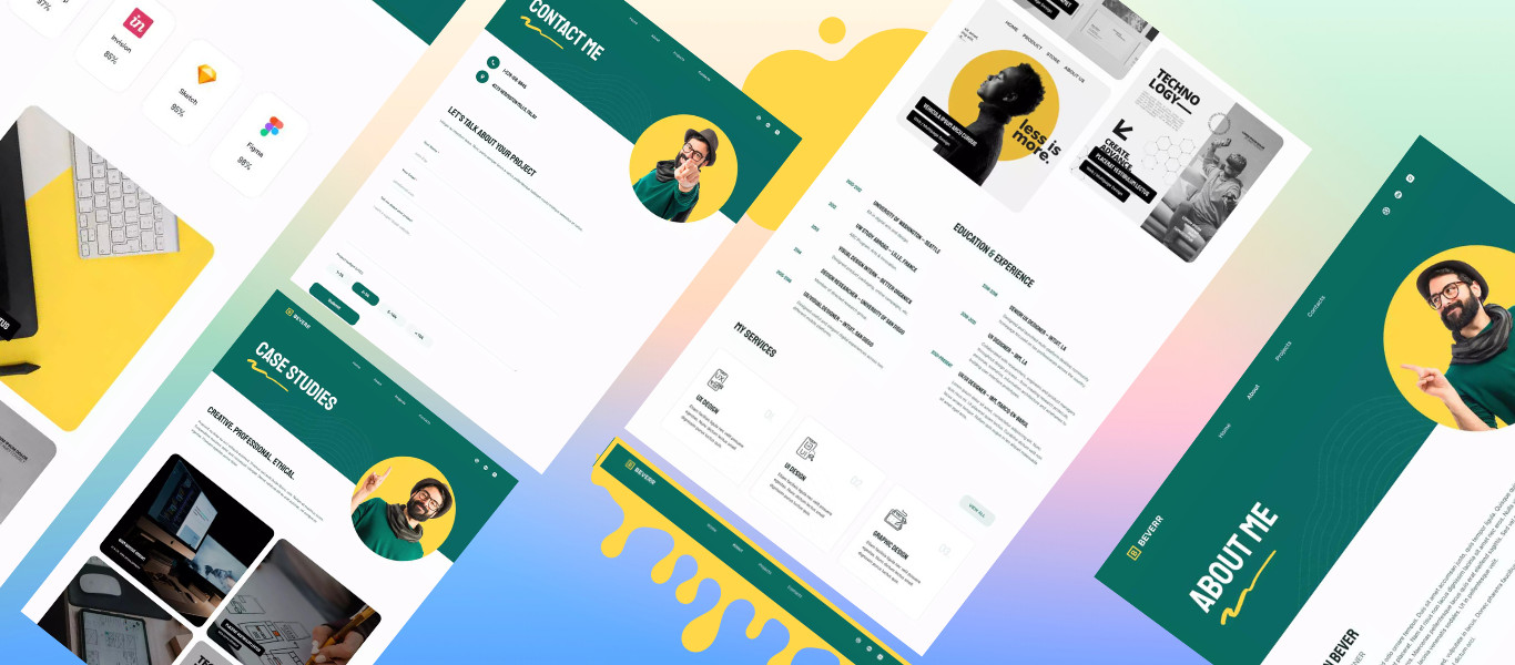 موقع شخصي| portfolio |