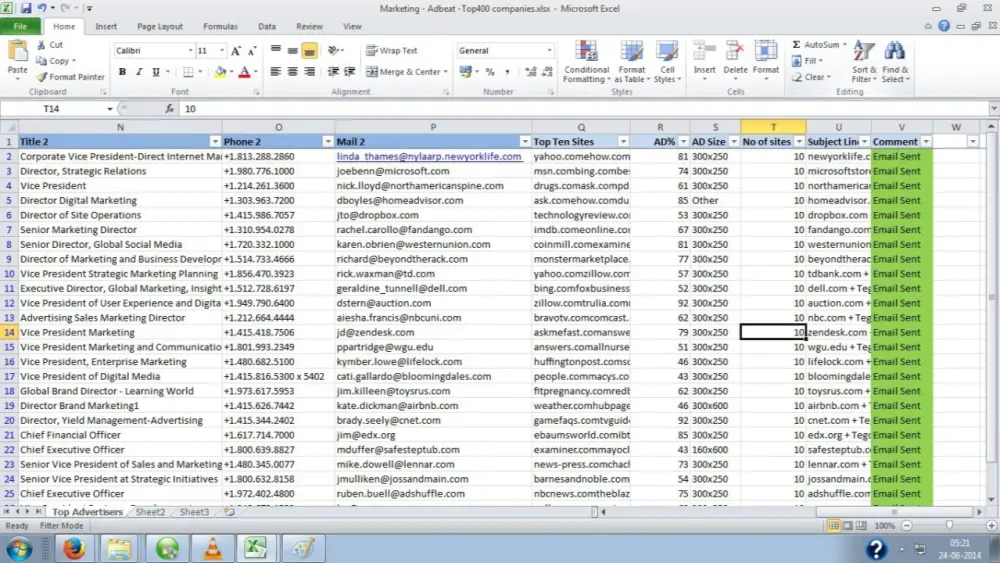 خدمة إدخال البيانات وتنظيم ملفات Excel وWord باحترافية ودقة عالية