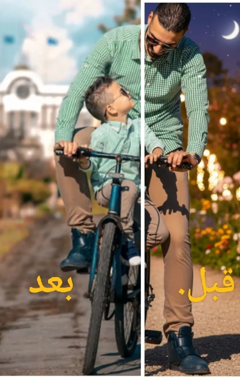 تغيير خلفية الصور بأحترافية وتعديل الإضاءة بإتقان