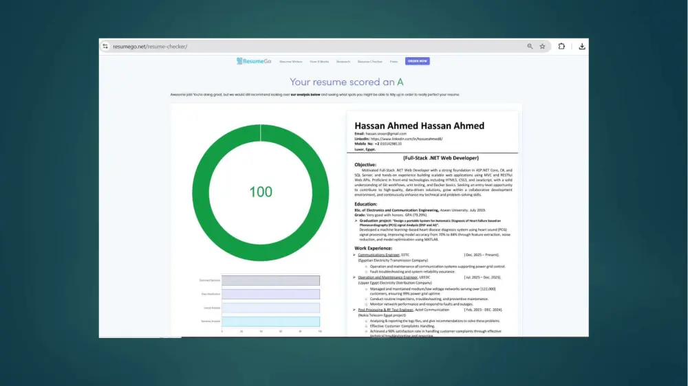 كتابة وتصميم سيرة ذاتية احترافية متوافقة مع نظام ATS