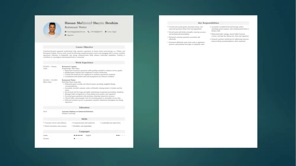 كتابة وتصميم سيرة ذاتية احترافية متوافقة مع نظام ATS