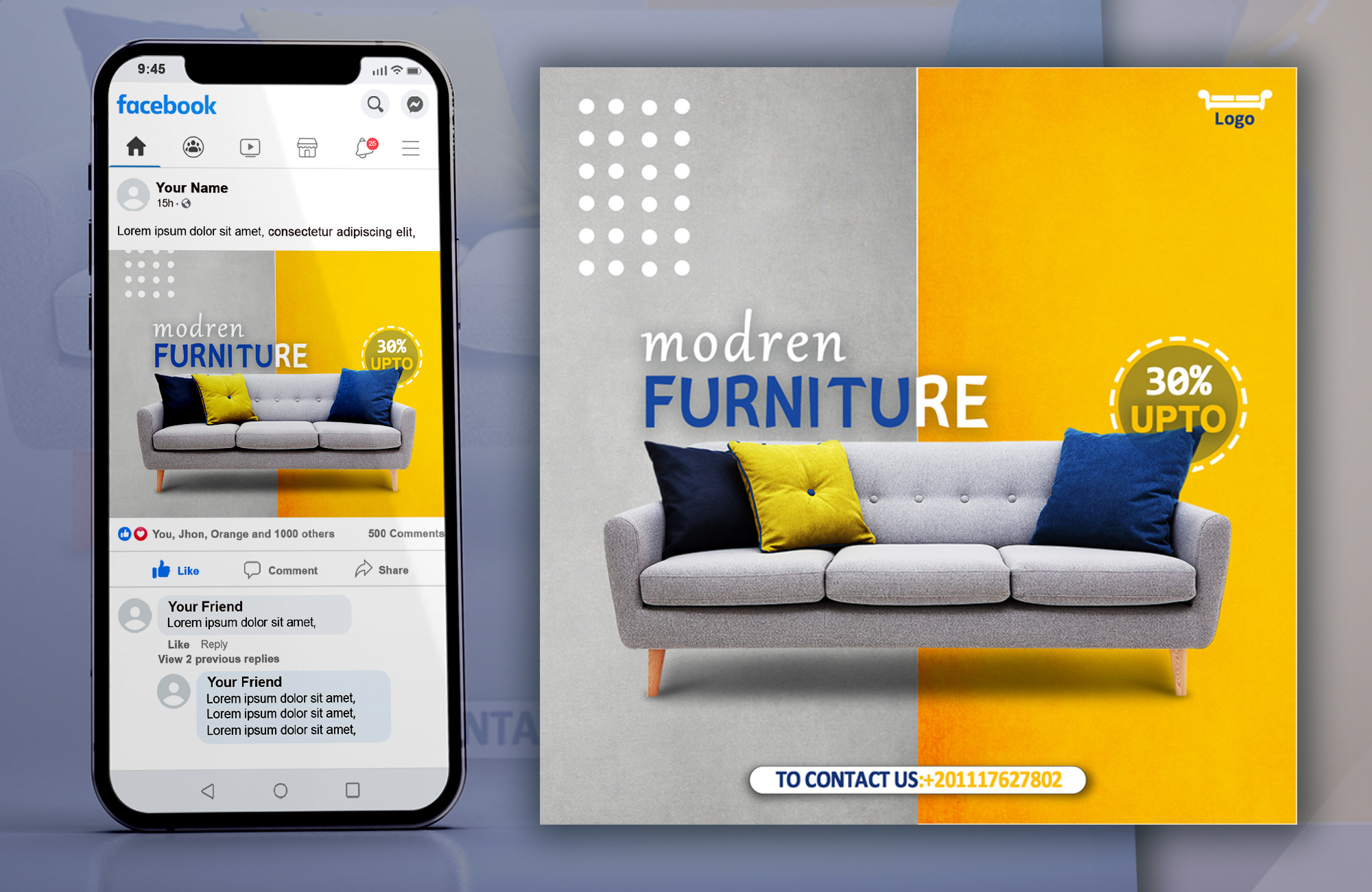 تصاميم سوشيال ميديا