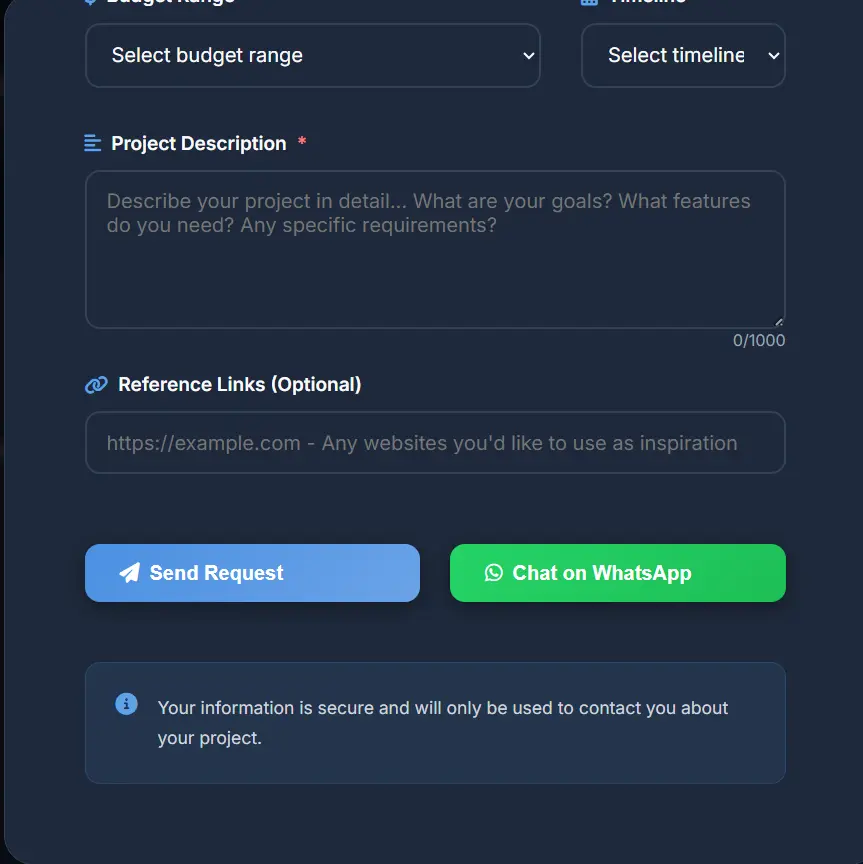 تصميم بورتفوليو مميز وواجهة تجذب العملاء