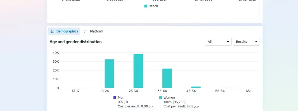 إدارة حملات إعلانية على منصة فيسبوك.