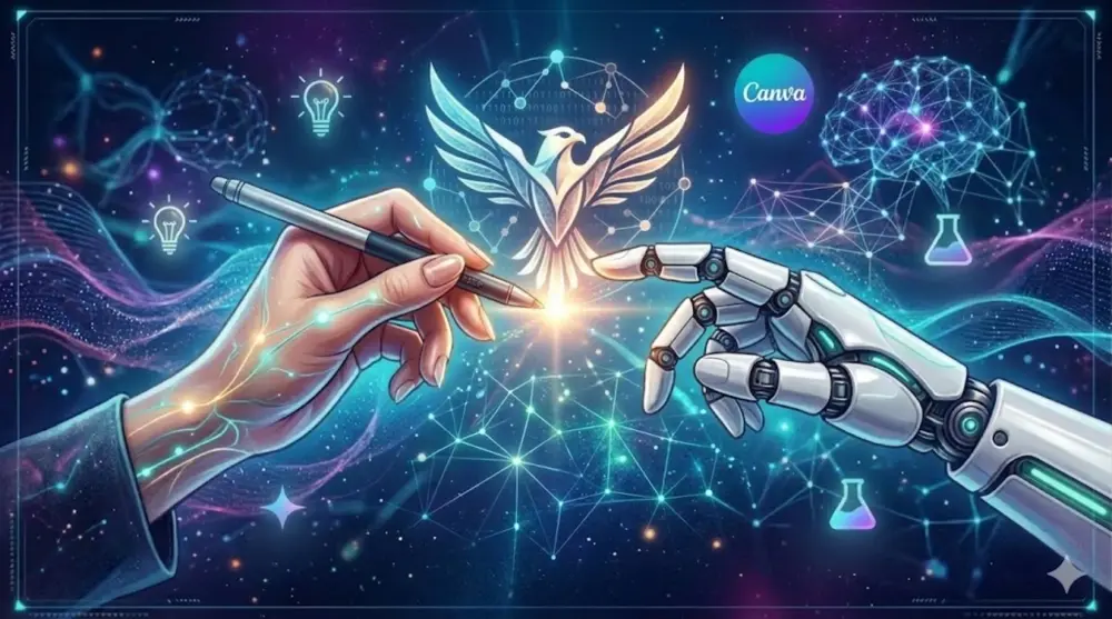 تصميم لوجوهات وشعارات باستخدام ادوات الذكاء الاصطناعي