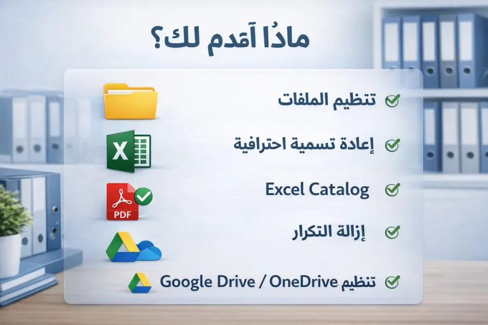 تنظيم الملفات والبيانات + اعادة تسمية احترافية |Data Entry & Excel Catalog