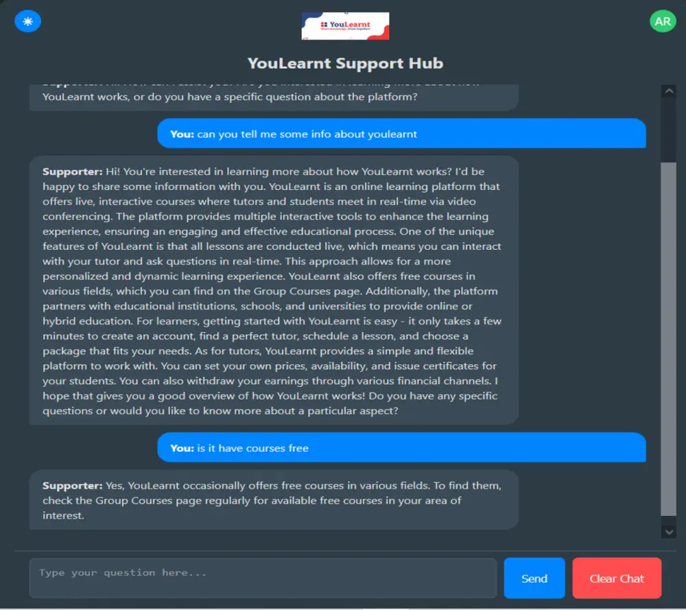 تطوير وكيل ذكاء اصطناعي (Chatbot) ذكي ومدعم بـ LLM