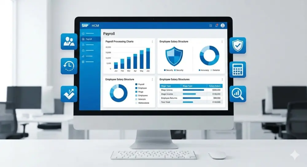 تصميم وإعداد نظام رواتب (Payroll) احترافي باستخدام مهارات SAP HCM