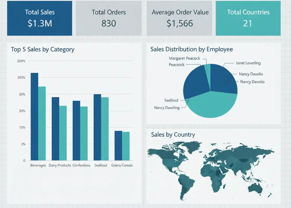 تحليل وتلخيص بيانات إكسيل (Excel) بدقة واحترافية