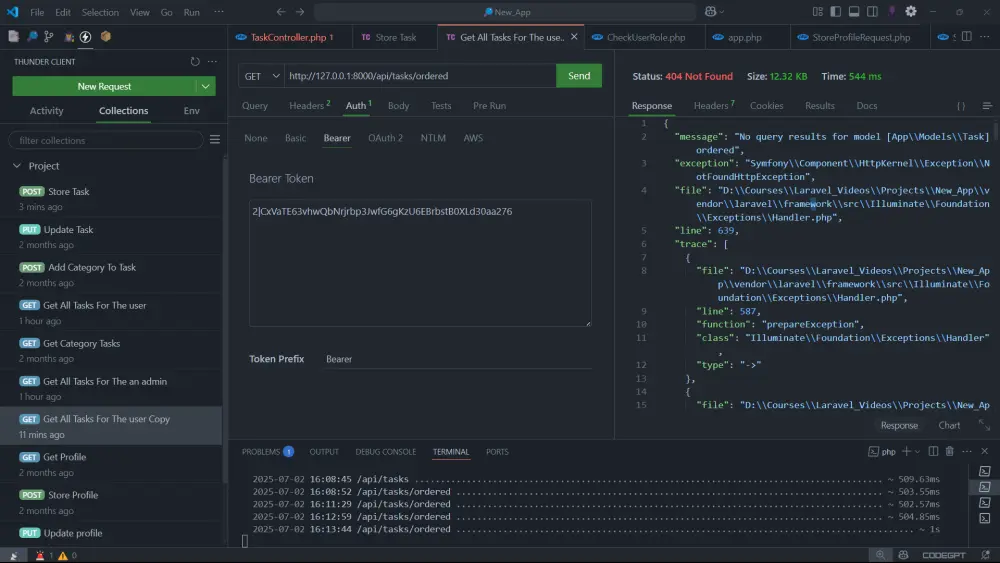 فحص (Audit) وإصلاح الأخطاء البرمجية في مشاريع PHP Laravel