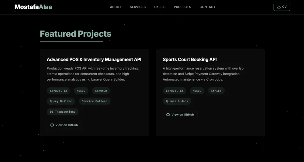 برمجة وتصميم موقع تعريفي (بورتفوليو) متجاوب بـ HTML, CSS, JS