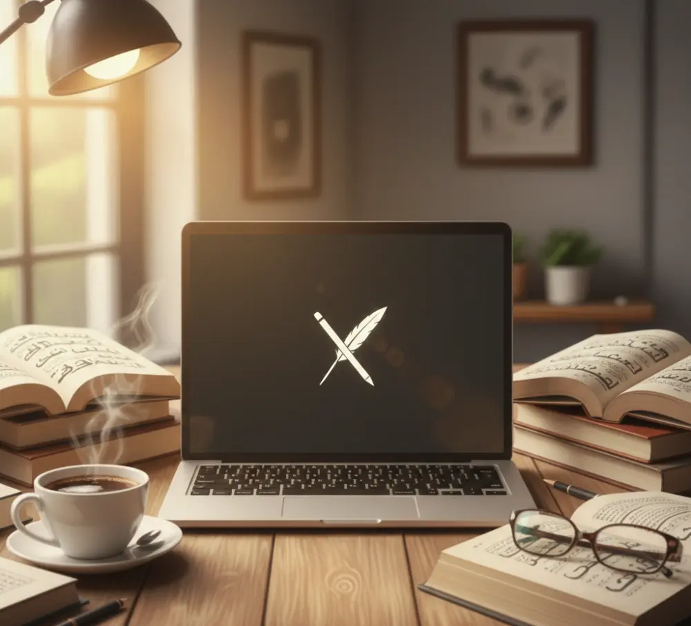 كتابة المقالات باللغتين العربية والانجليزية