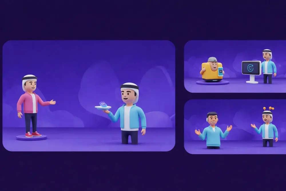 حوّل أفكارك إلى إعلانات فيديو مبتكرة بشخصيات ناطقة بالذكاء الاصطناعي