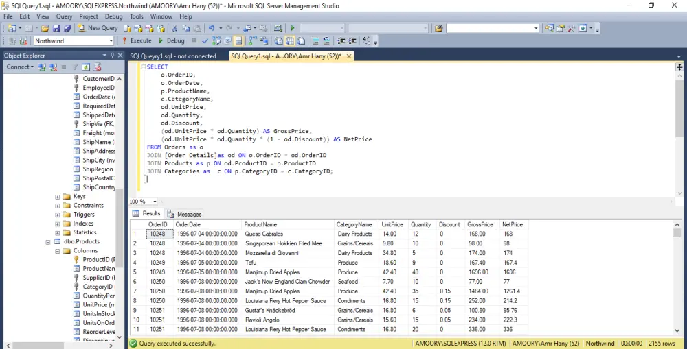 كتابة استعلامات SQL وإدارة قواعد البيانات باحترافية