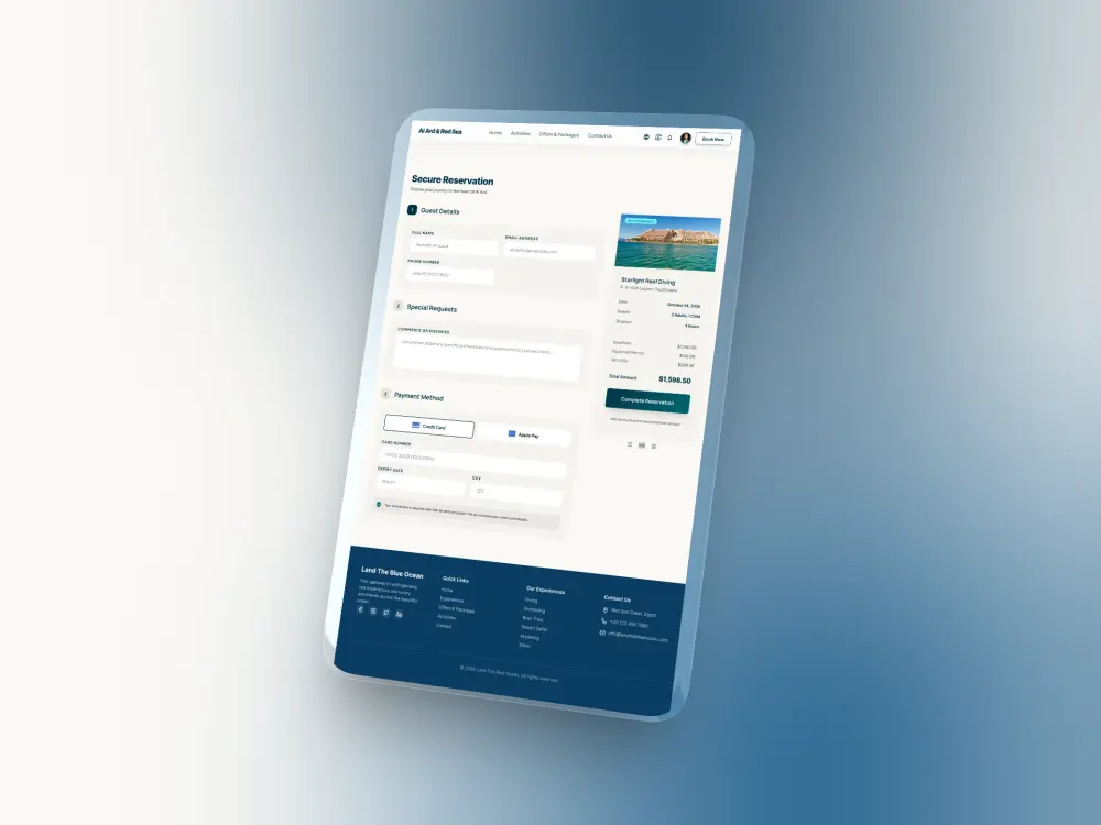 تصميم صفحات هبوط (Landing Pages) ومواقع إلكترونية عصرية.