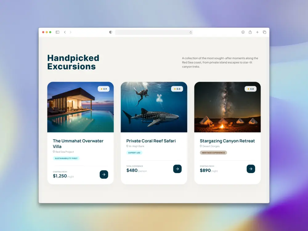 تصميم صفحات هبوط (Landing Pages) ومواقع إلكترونية عصرية.