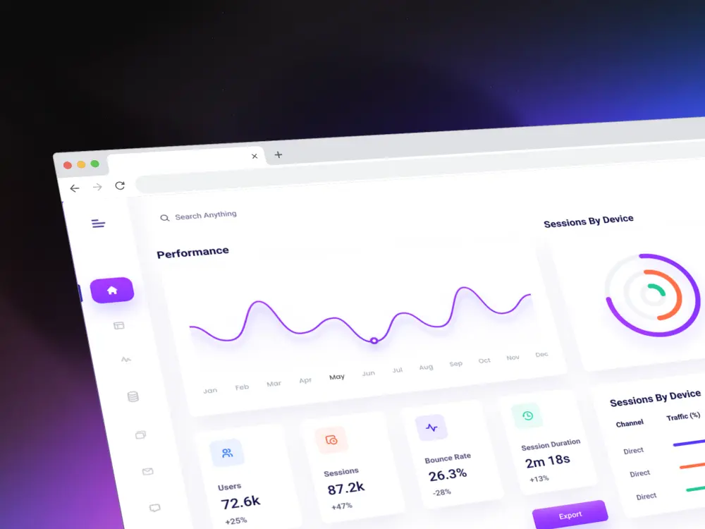تصميم واجهات منصات SaaS ولوحات تحكم (Dashboard) احترافية