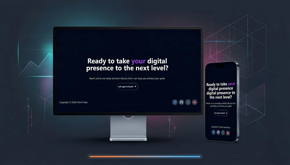 تصميم موقع Portfolio احترافي يبرز أعمالك ويمنحك صورة قوية أمام العملاء