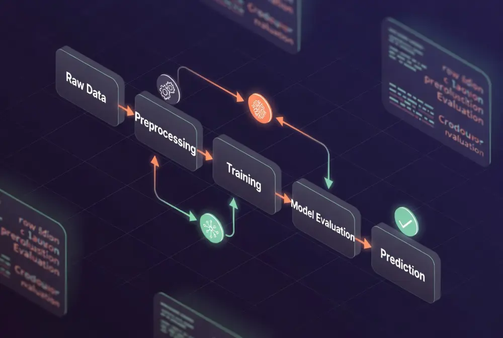 أقوم ببناء نموذج Machine Learning لتصنيف البيانات باستخدام Python