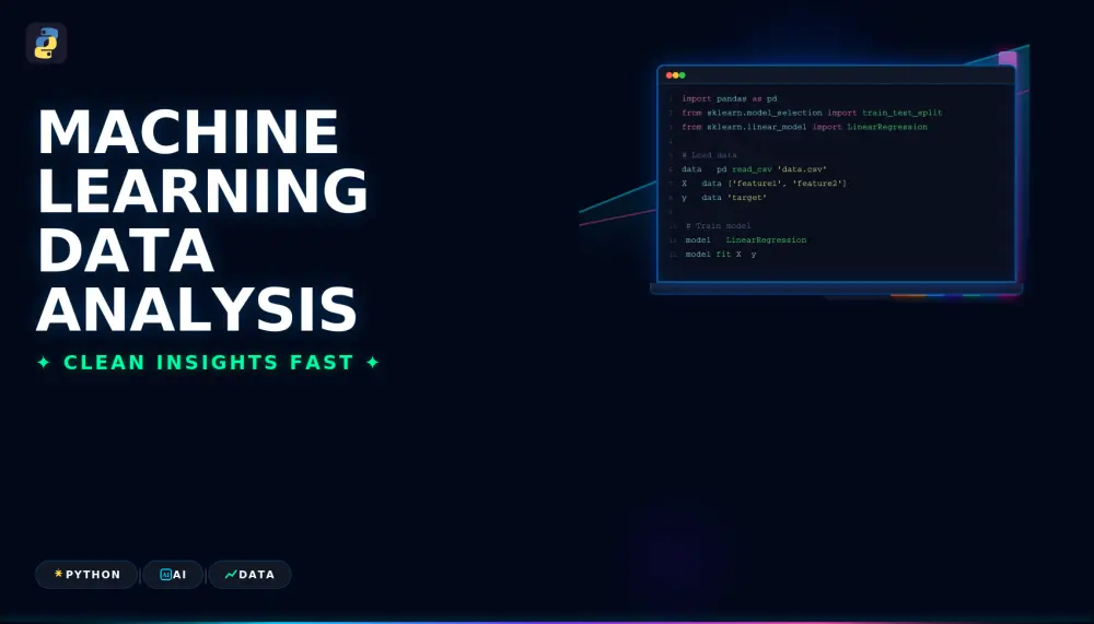 تحليل بياناتك باستخدام Python و Machine Learning