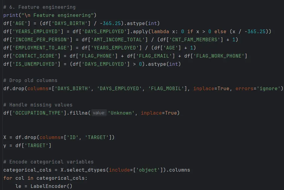 تحليل مخاطر الائتمان وتصنيف العملاء باستخدام تعلم الآلة