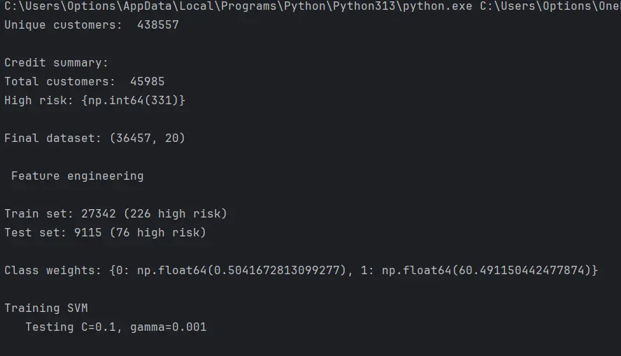 تحليل مخاطر الائتمان وتصنيف العملاء باستخدام تعلم الآلة