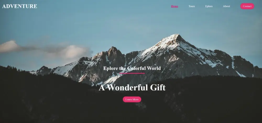 تصميم واجهات مواقع احترافية ومتجاوبة باستخدام HTML و CSS