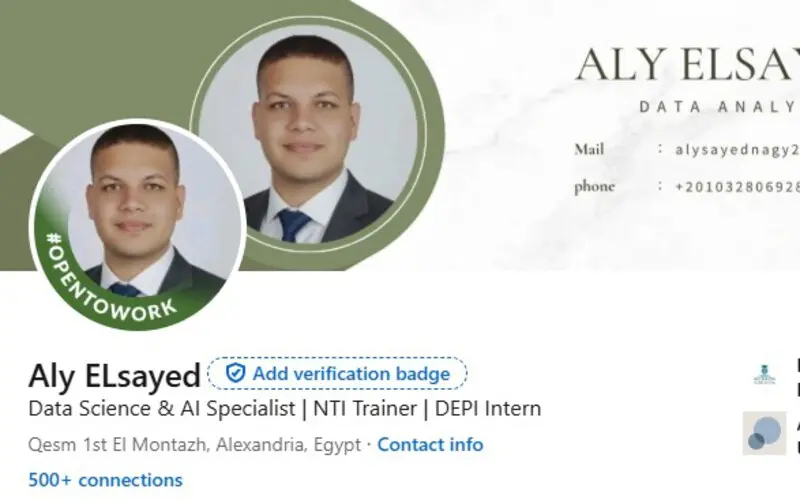 بناء حساب Linkedin