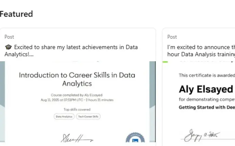 بناء حساب Linkedin