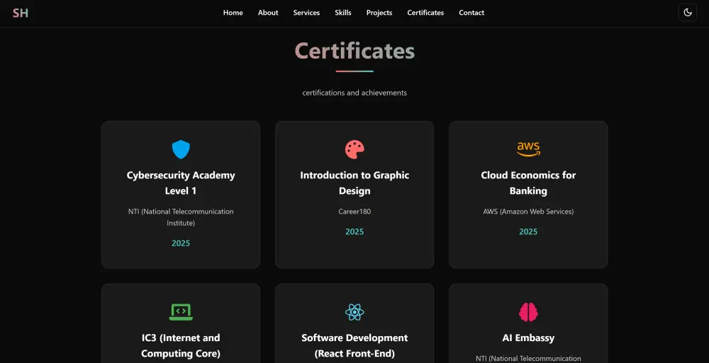 أقدم خدمة تصميم الواجهات الأمامية (Front-End) لمواقع الويب مع ضمان التوافق  مع جميع أحجام الشاشات.