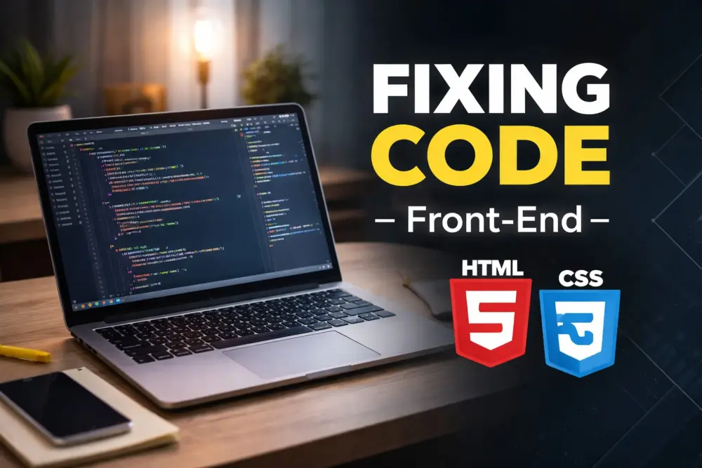 تعديل و تحسين اكواد HTML & CSS و اصلاح الأخطاء