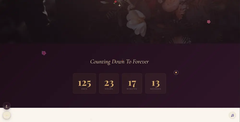 دعوة زفاف الإلكترونية (Wedding Invitation Website)