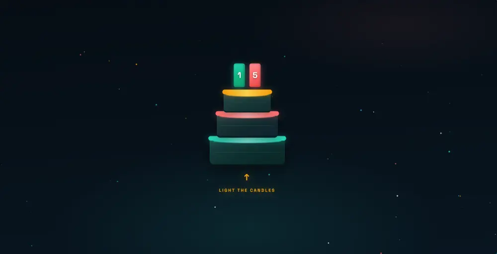 موقع عيد ميلاد تفاعلي واحترافي مع ألعاب وأنيميشن مميز  (A Birthday Web)