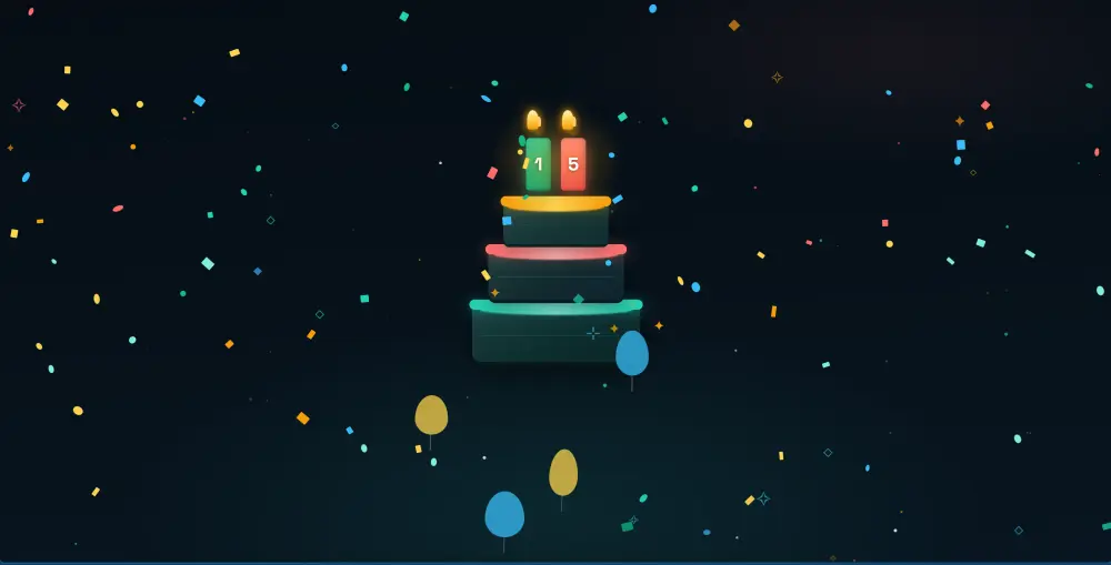موقع عيد ميلاد تفاعلي واحترافي مع ألعاب وأنيميشن مميز  (A Birthday Web)