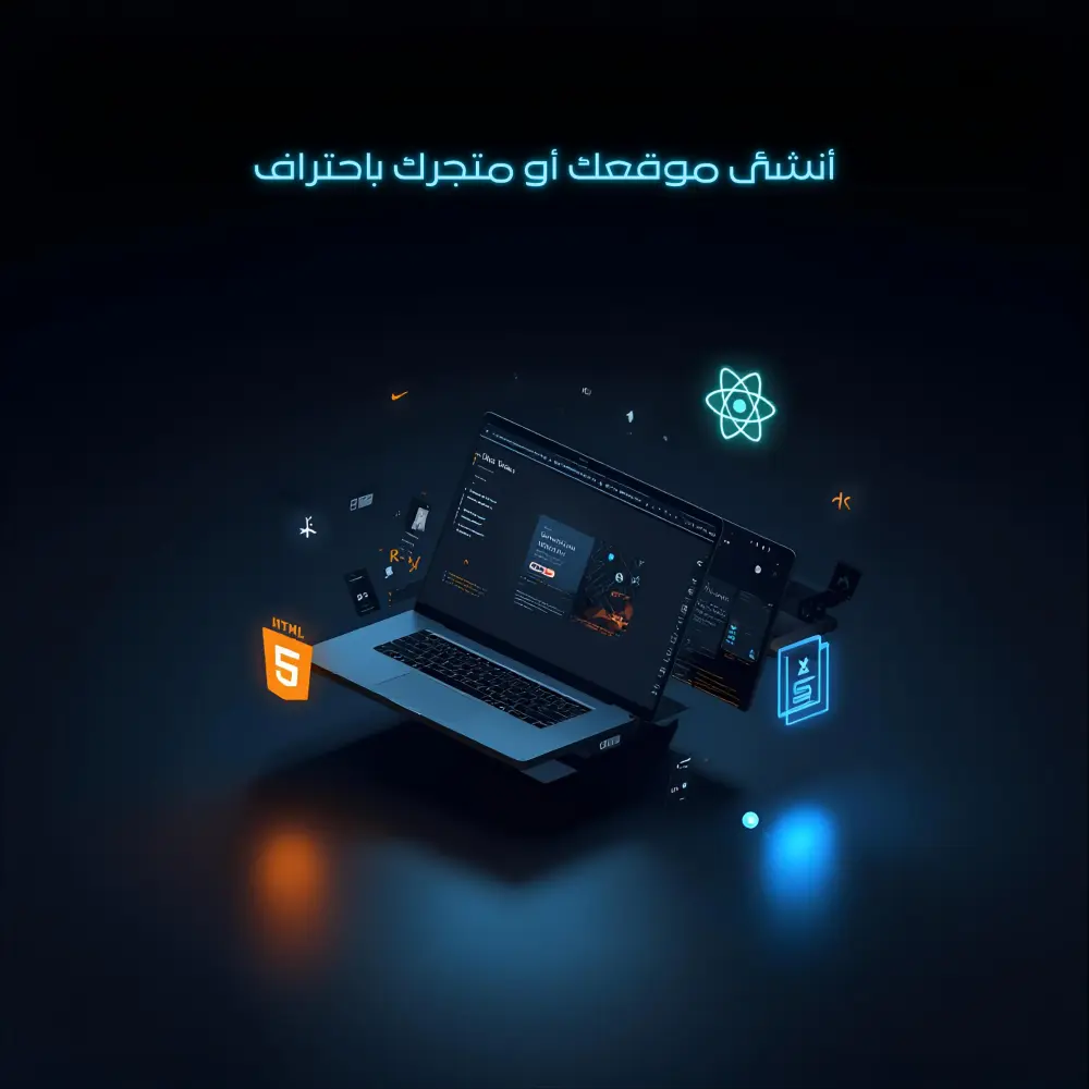 انشاء مواقع ومتاجر الكترونية باستخدام HTML , CSS , JavaScrip