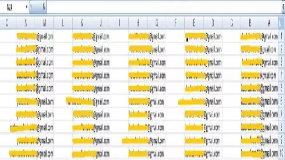 قائمة بريدية من عشرة آلاف شخص جاهزة للربح منها مستهدفة ومتفاعلة