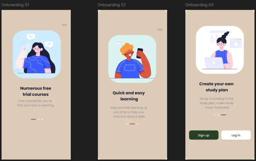 تصميم واجهات تطبيق موبايل احترافية وعصرية (UI/UX)