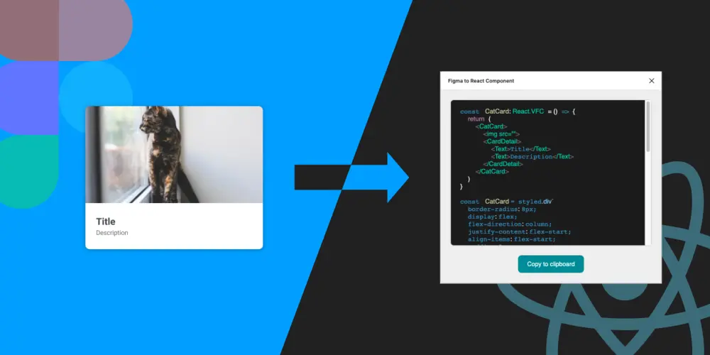 تحويل تصميم Figma أو XD إلى مكونات React (Components) احترافية