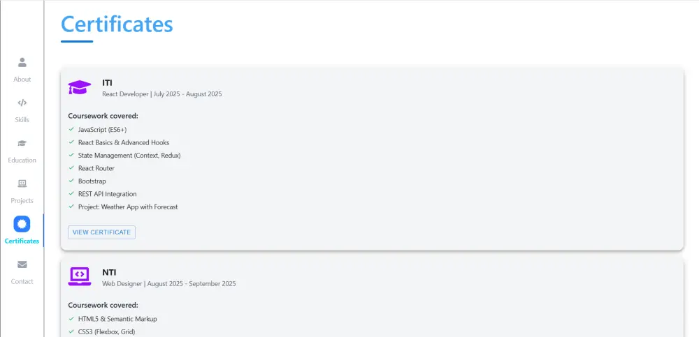 السلام عليكم , سأقوم بتصميم وتطوير صفحة ويب احترافية باستخدام React.js متجاوبة مع جميع الأجهزة وبكود منظم وسريع الأداء.