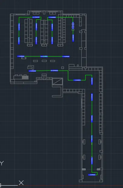 تصميم ودراسة أنظمة الإنارة و المآخذ باستخدام AutoCAD