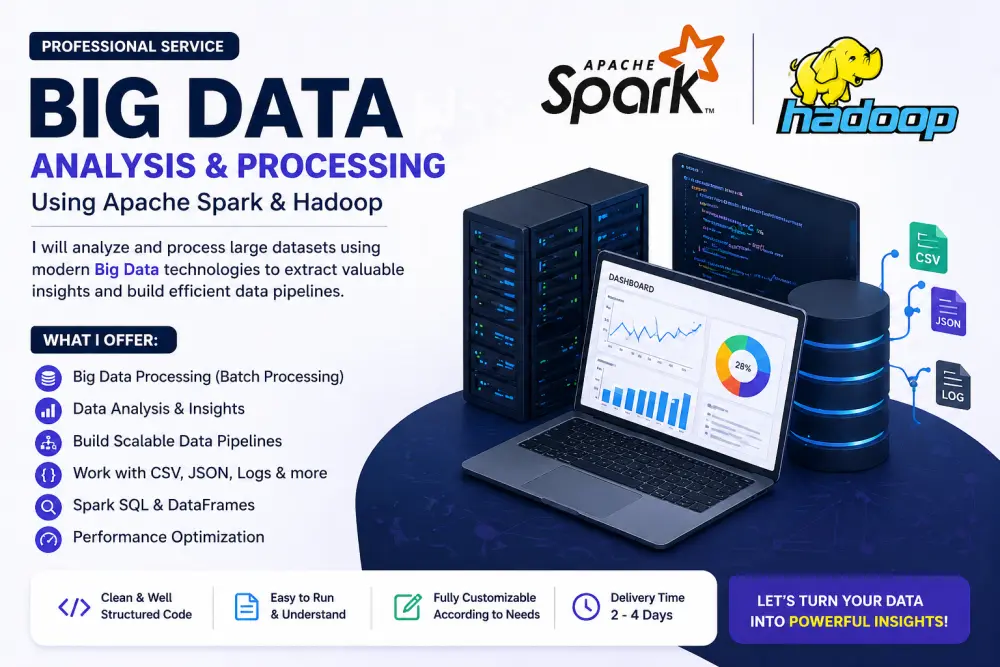 تحليل البيانات الضخمة (Big Data) باستخدام Apache Spark و Hadoop