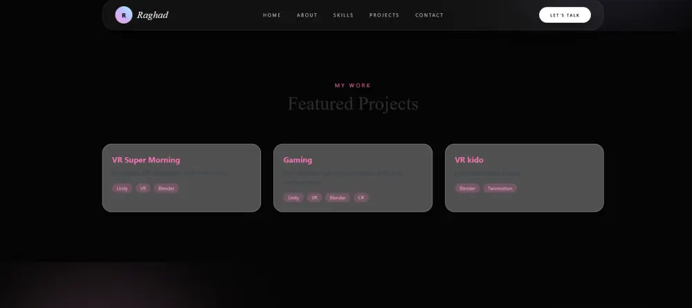 برمجة وتطوير موقع تعريفي Portfolio احترافي باستخدام React
