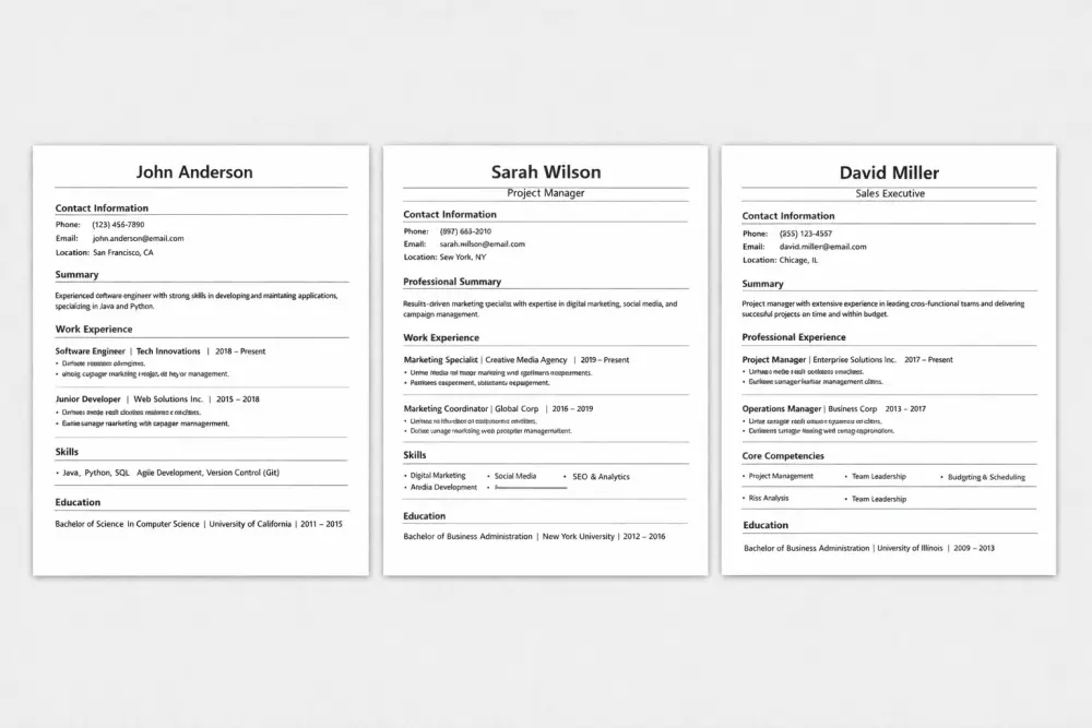 انشاء سيرة ذاتية (CV) احترافية