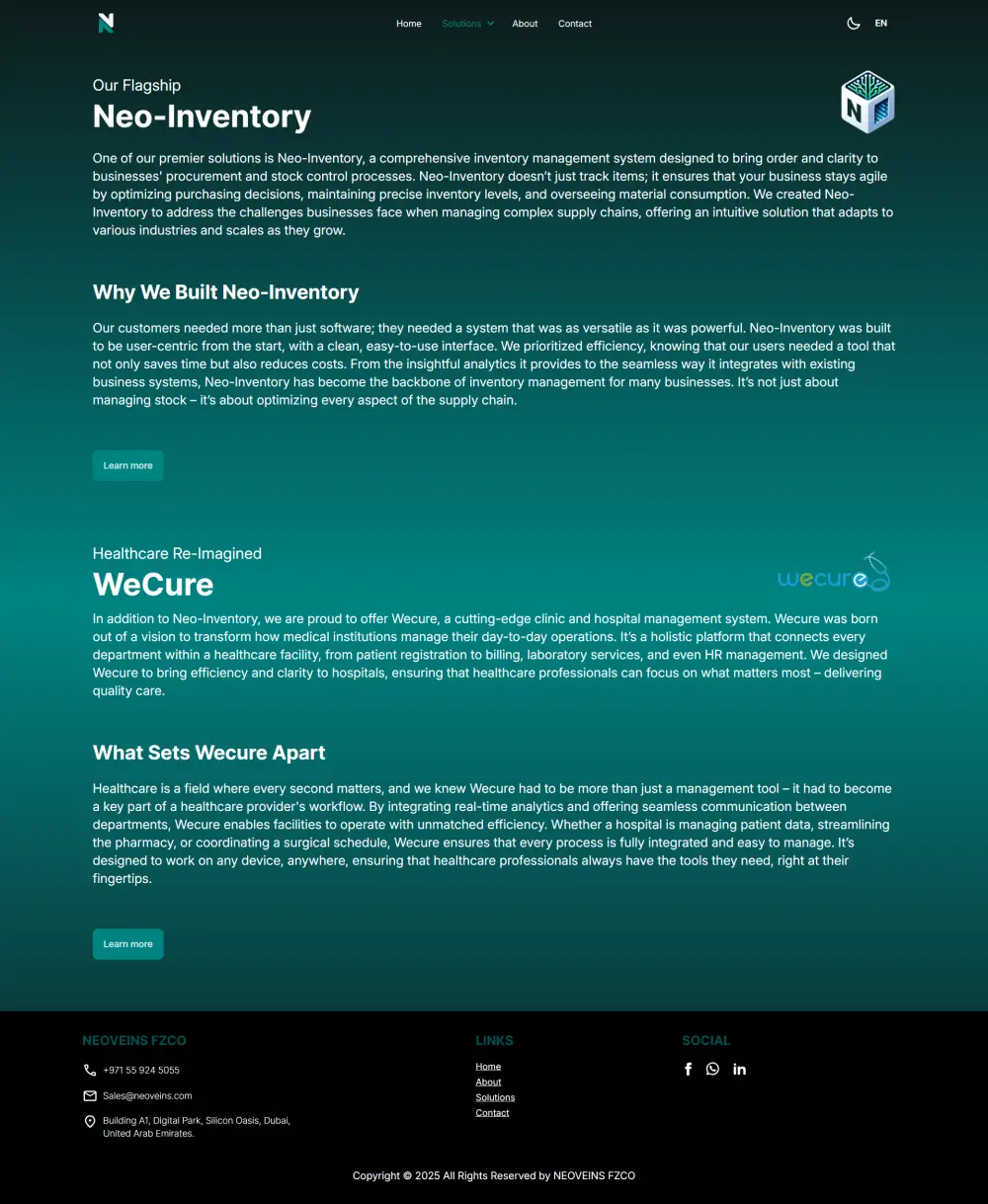 تطوير وبرمجة موقع صفحة هبوط Landing web page