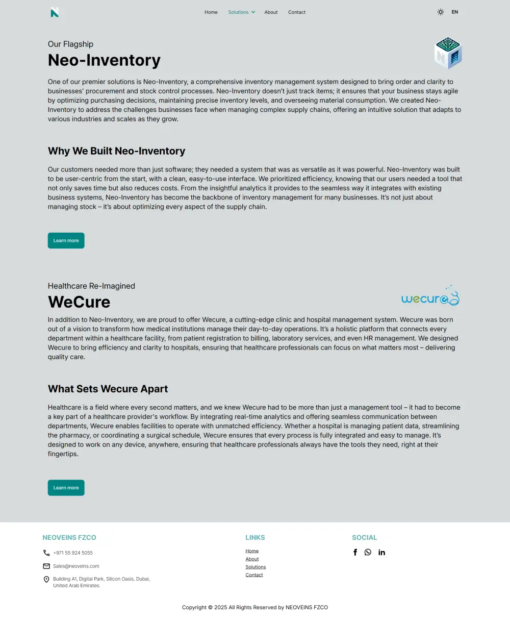 تطوير وبرمجة موقع صفحة هبوط Landing web page