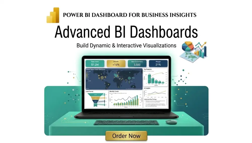 تحليل البيانات وتصميم لوحات المعلومات (Dashboards) الاحترافية