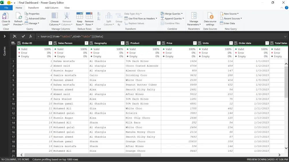 تنظيف ومعالجة البيانات الضخمة وتحويلها لملفات جاهزة للتحليل