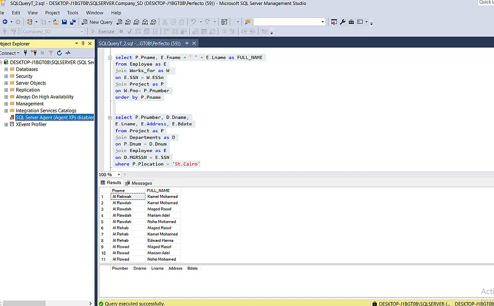 إدارة البيانات واستخراج المعلومات باستخدام SQL